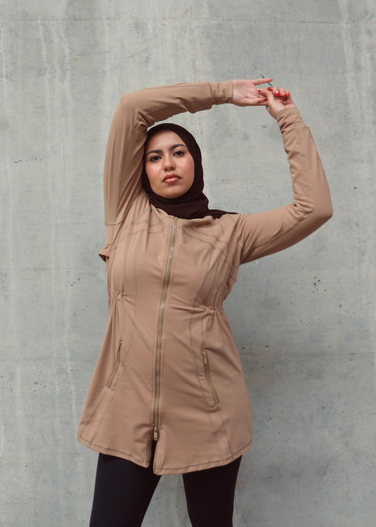 Essential Training Jacket | Latte