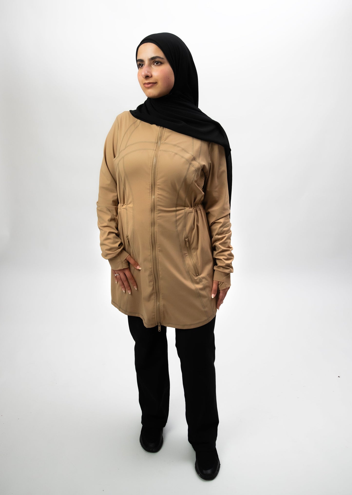 Essential Training Jacket - Latte