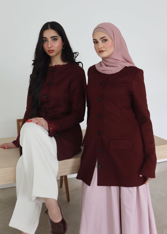Serenity Blazer | Rosewood
